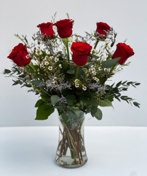half dozen premium roses